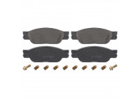 Kit de plaquettes de frein, frein à disque 116088 FEBI