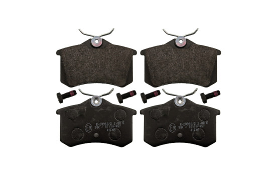 Kit de plaquettes de frein, frein à disque 116099 FEBI