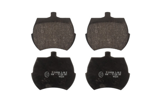 Kit de plaquettes de frein, frein à disque 116201 FEBI