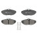 Kit de plaquettes de frein, frein à disque 13.0460-2730.2 ATE
