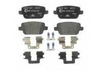 Kit de plaquettes de frein, frein à disque 13.0460-2737.2 ATE
