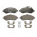 Kit de plaquettes de frein, frein à disque 13.0460-2738.2 ATE