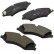 Kit de plaquettes de frein, frein à disque 13.0460-2762.2 ATE