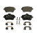 Kit de plaquettes de frein, frein à disque 13.0460-2780.2 ATE