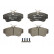 Kit de plaquettes de frein, frein à disque 13.0460-2959.2 ATE