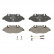 Kit de plaquettes de frein, frein à disque 13.0460-3819.2 ATE