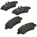 Kit de plaquettes de frein, frein à disque 13.0460-3837.2 ATE