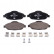 Kit de plaquettes de frein, frein à disque 13.0460-3847.2 ATE