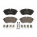 Kit de plaquettes de frein, frein à disque 13.0460-3877.2 ATE