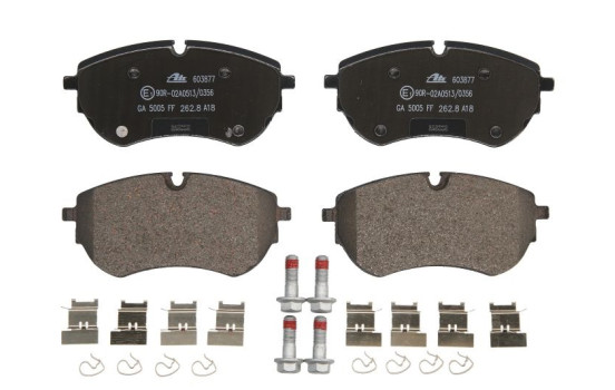 Kit de plaquettes de frein, frein à disque 13.0460-3877.2 ATE