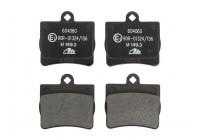 Kit de plaquettes de frein, frein à disque 13.0460-4060.2 ATE