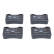 Kit de plaquettes de frein, frein à disque 13.0460-4066.2 ATE, Vignette 3