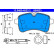 Kit de plaquettes de frein, frein à disque 13.0460-4823.2 ATE, Vignette 2
