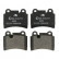 Kit de plaquettes de frein, frein à disque 13.0460-4834.2 ATE