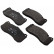 Kit de plaquettes de frein, frein à disque 13.0460-4848.2 ATE