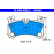 Kit de plaquettes de frein, frein à disque 13.0460-4850.2 ATE, Vignette 2