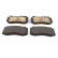 Kit de plaquettes de frein, frein à disque 13.0460-4863.2 ATE