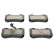 Kit de plaquettes de frein, frein à disque 13.0460-4867.2 ATE, Vignette 2
