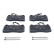 Kit de plaquettes de frein, frein à disque 13.0460-4972.2 ATE, Vignette 3