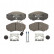 Kit de plaquettes de frein, frein à disque 13.0460-4978.2 ATE