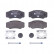 Kit de plaquettes de frein, frein à disque 13.0460-4980.2 ATE