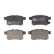 Kit de plaquettes de frein, frein à disque 13.0460-5648.2 ATE
