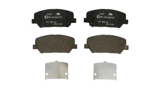 Kit de plaquettes de frein, frein à disque 13.0460-5651.2 ATE