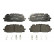 Kit de plaquettes de frein, frein à disque 13.0460-5678.2 ATE