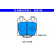 Kit de plaquettes de frein, frein à disque 13.0460-5748.2 ATE, Vignette 2