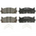 Kit de plaquettes de frein, frein à disque 13.0460-5764.2 ATE