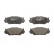 Kit de plaquettes de frein, frein à disque 13.0460-5770.2 ATE