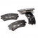 Kit de plaquettes de frein, frein à disque 13.0460-5821.2 ATE