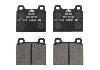 Kit de plaquettes de frein, frein à disque 13.0460-6028.2 ATE