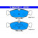 Kit de plaquettes de frein, frein à disque 13.0460-7051.2 ATE, Vignette 2