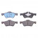Kit de plaquettes de frein, frein à disque 13.0460-7234.2 ATE