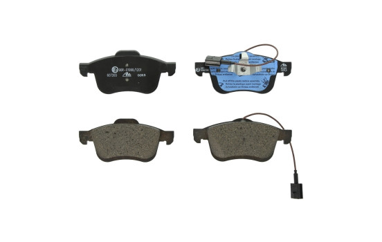 Kit de plaquettes de frein, frein à disque 13.0460-7265.2 ATE