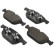 Kit de plaquettes de frein, frein à disque 13.0460-7272.2 ATE