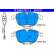 Kit de plaquettes de frein, frein à disque 13.0460-7277.2 ATE