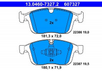 Kit de plaquettes de frein, frein à disque 13.0460-7327.2 ATE