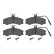 Kit de plaquettes de frein, frein à disque 16051 FEBI