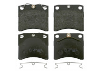 Kit de plaquettes de frein, frein à disque 16200 FEBI