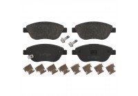 Kit de plaquettes de frein, frein à disque 16630 FEBI