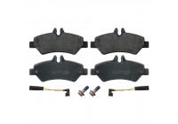Kit de plaquettes de frein, frein à disque 16708 FEBI