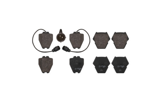 Kit de plaquettes de frein, frein à disque 16763 FEBI