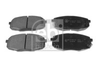 Kit de plaquettes de frein, frein à disque 175206 FEBI