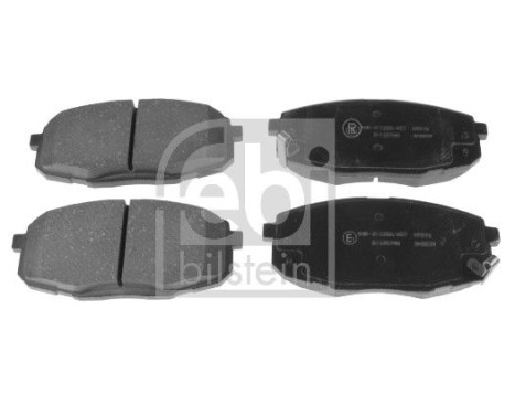 Kit de plaquettes de frein, frein à disque 175206 FEBI