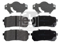 Kit de plaquettes de frein, frein à disque 177077 FEBI