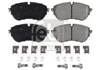 Kit de plaquettes de frein, frein à disque 177657 FEBI