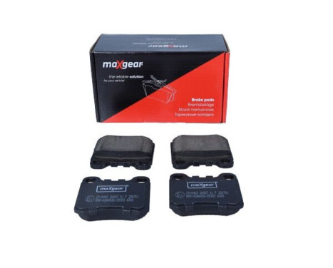 Kit de plaquettes de frein, frein à disque 19-0402 Maxgear, Image 2