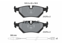 Kit de plaquettes de frein, frein à disque 2127501 Textar